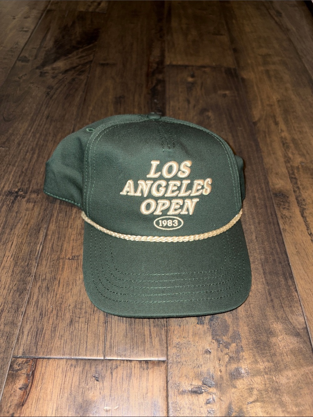 Los Angeles Open 1983 Green Rope-Trim Cap